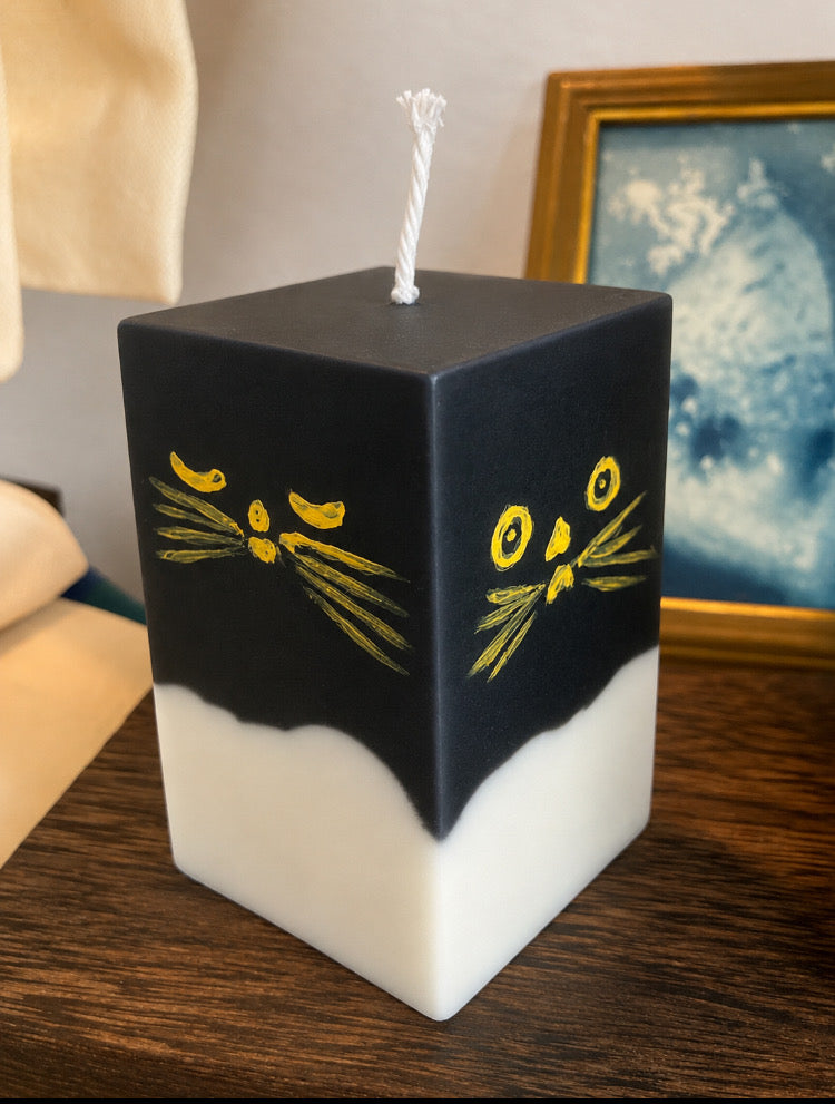 Black Cat Candle