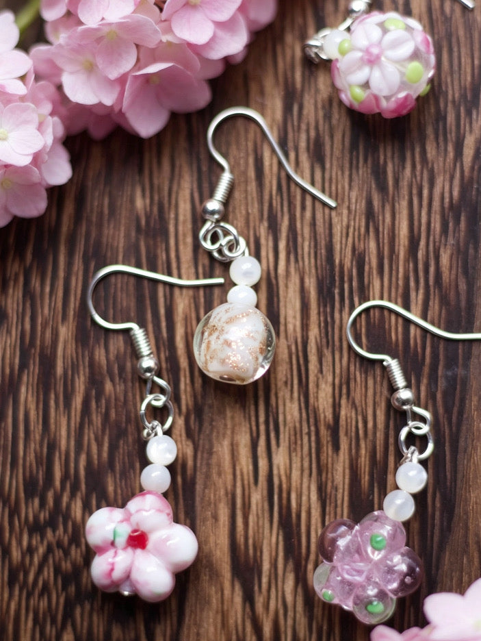 Lampwork Glass Earrings