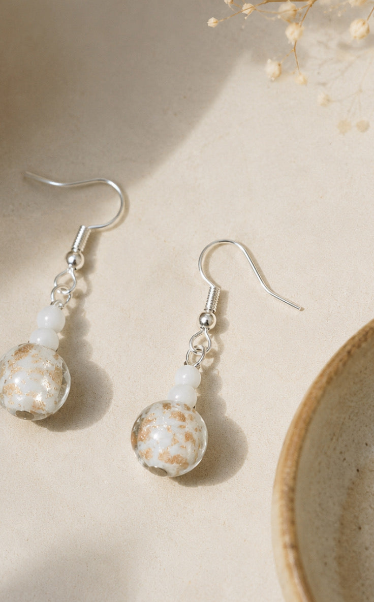 One-of-a-Kind Lampwork Glass Earrings