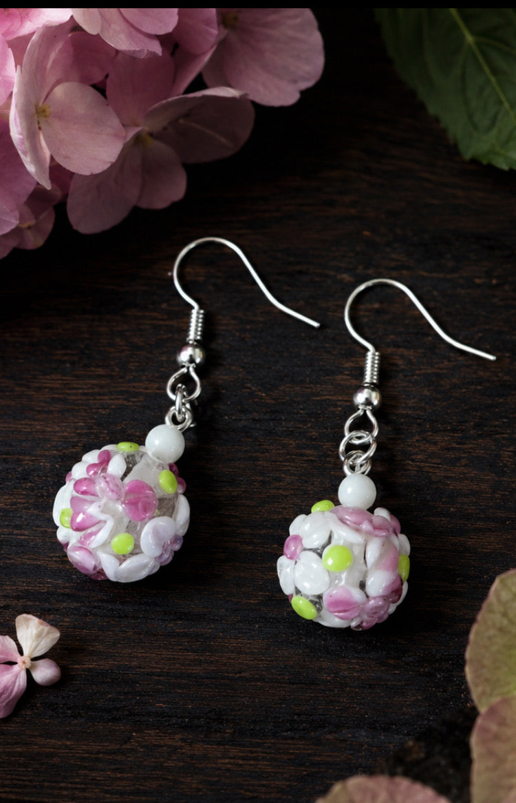 One-of-a-Kind Lampwork Glass Earrings
