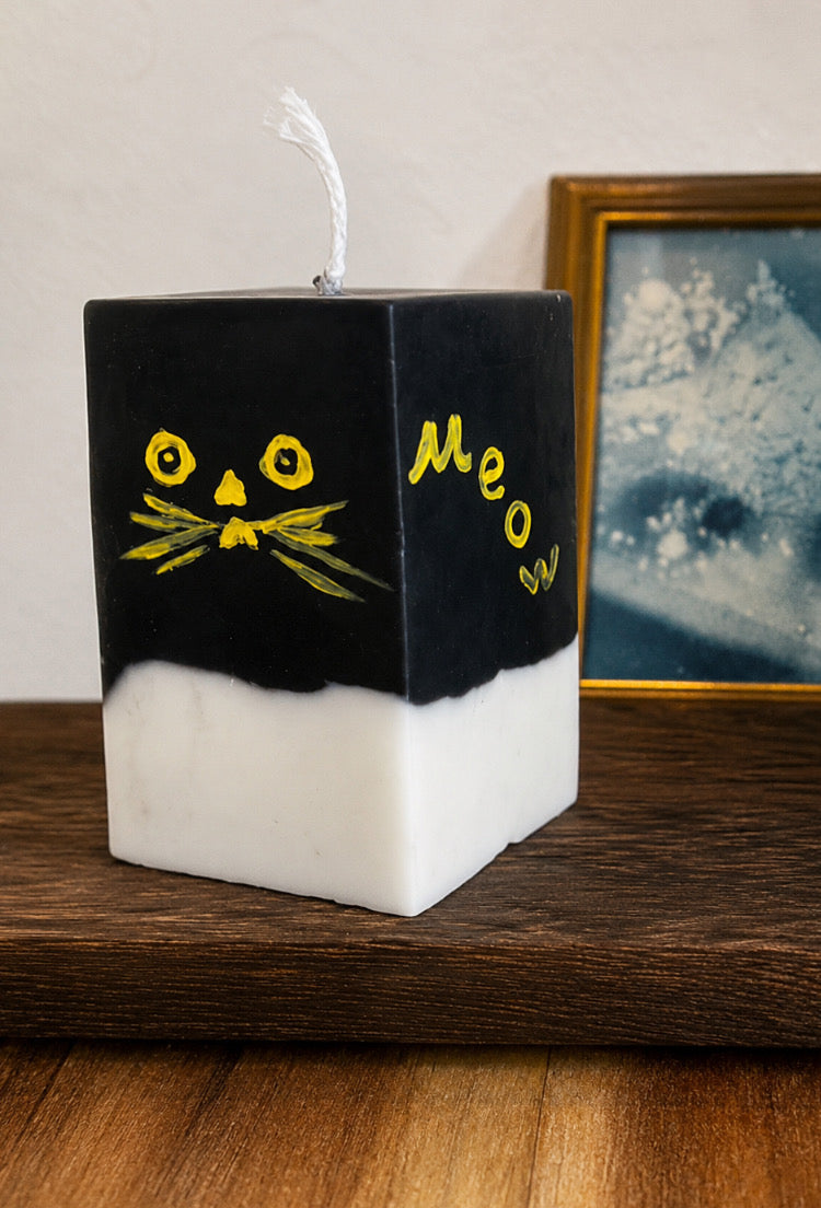 Black Cat Candle