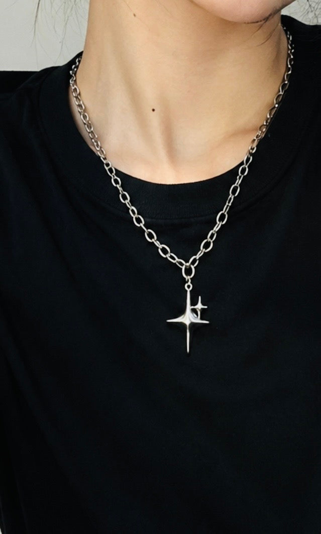 Stardust Stainless Steel Necklace