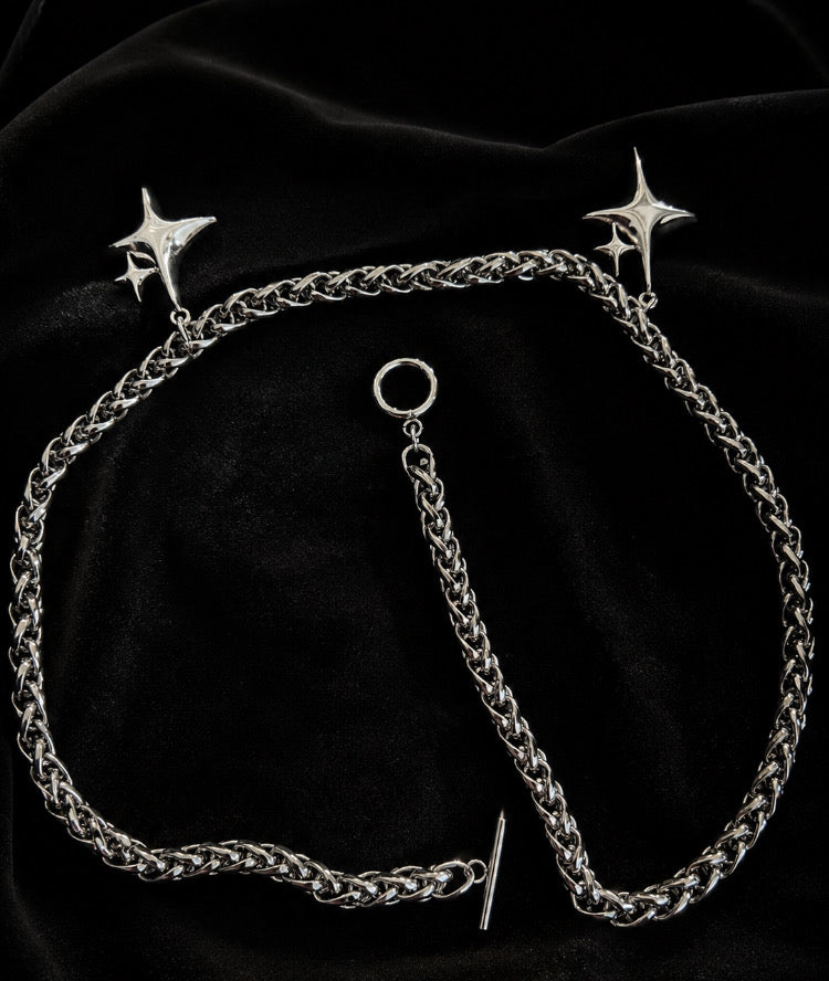 Stardust Stainless Steel Necklace